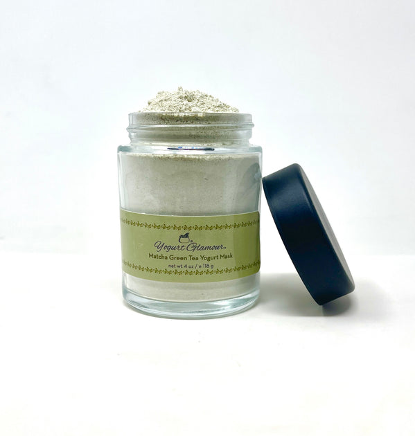 Try our Matcha Green Tea Yogurt Face Mask With Oats and Clays